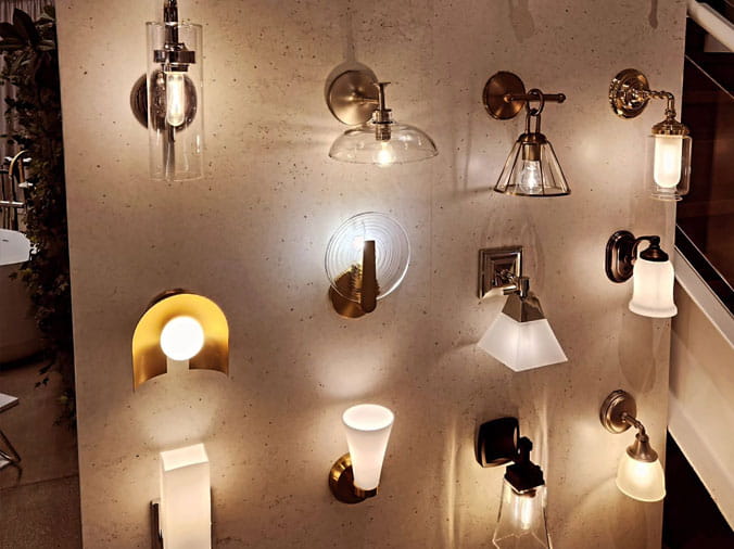 light fixture display